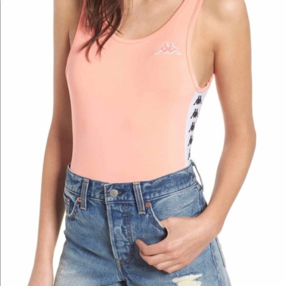 NWT Kappa 222 Banda Auber Coral Body Suit size medium